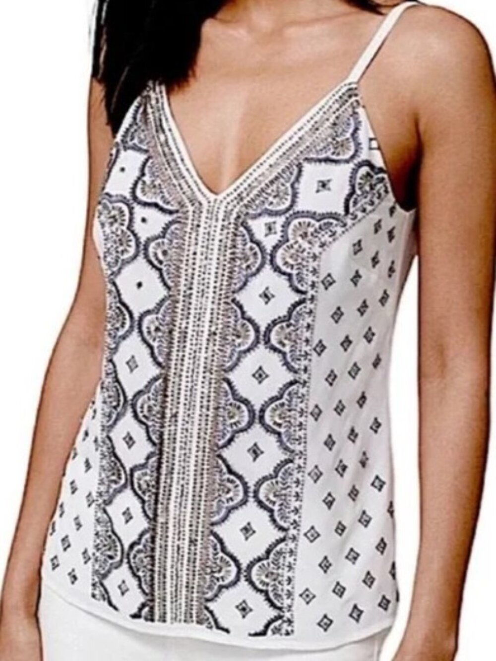 WHBM Beaded Embroidered Camisole Size XXSP